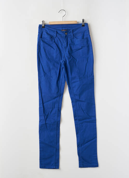 Blugi cu croială slim albastru PIECES femeie