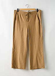Pantalon 7/8 talie cu cleme mărime normală maro STREET ONE femeie