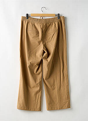 Pantalon 7/8 talie cu cleme mărime normală maro STREET ONE femeie