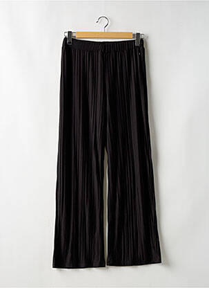 Pantalon larg mărime normală mărime normală negru GARCOA femeie