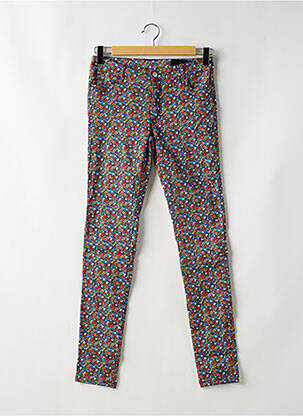 Pantalon slim talie înaltă talie înaltă albastru FLAIR femeie