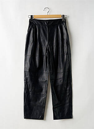 Pantalon drept croială morcov talie înaltă negru MANGO femeie
