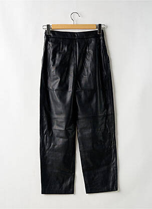 Pantalon drept croială morcov talie înaltă negru MANGO femeie