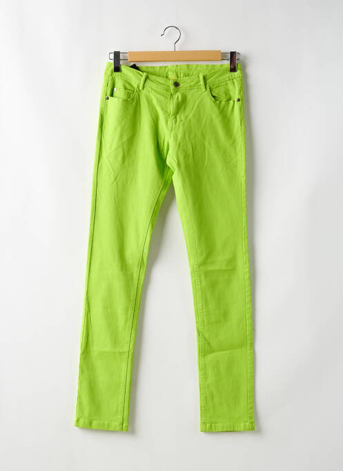 Blugi cu croială slim verde FLAIR femeie