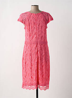 Rochie midi mâneci scurte mâneci scurte roz MORE & MORE femeie