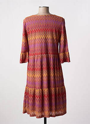 Rochie midi mâneci lungi mâneci lungi roșu MORE & MORE femeie