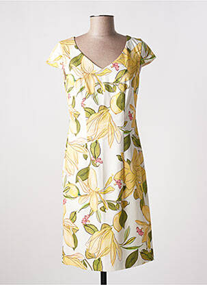 Rochie scurtă galben COMMA, femeie