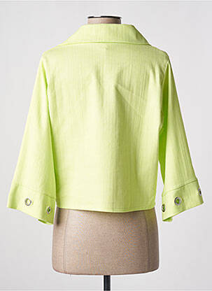 Jachete casual guler tip costum verde CINZIA CALDI femeie