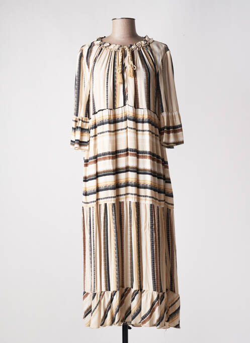 Rochie lungă bej COSTA 8 MANI femeie