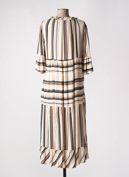 Rochie lungă bej COSTA 8 MANI femeie