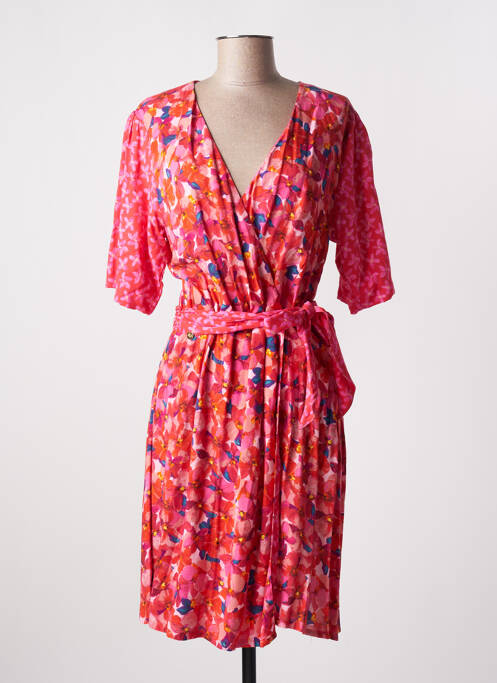 Rochie midi roșu PAUL BRIAL femeie