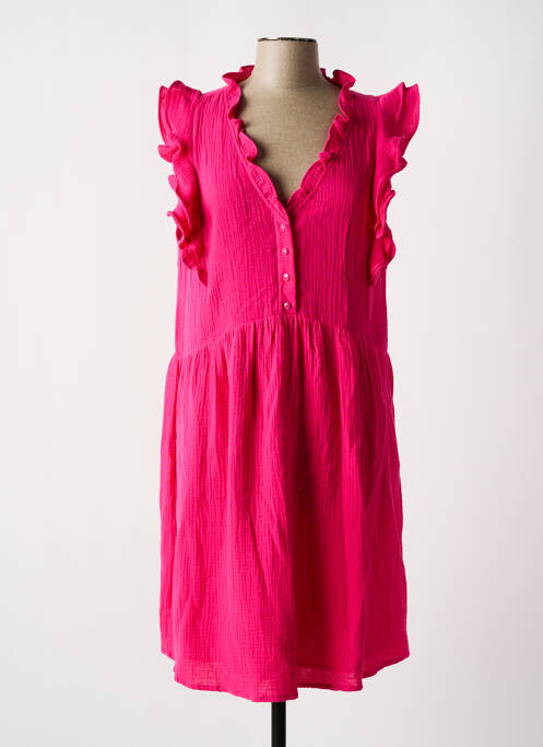 Rochie midi roz DEELUXE femeie