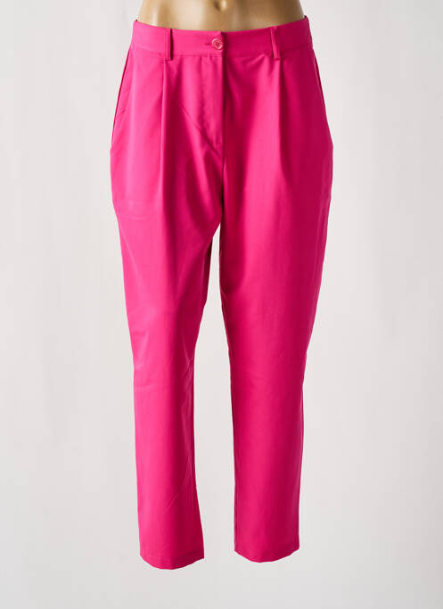 Pantalon chino roz BANDITAS FROM MARSEILLE femeie