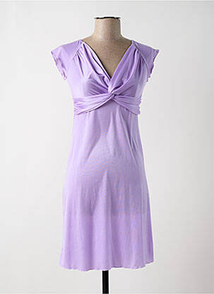 Nuisetă/combinetă efect material satinat violet GENIUS femeie