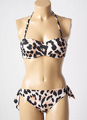 Costum de baie din două piese bej GENIUS femeie