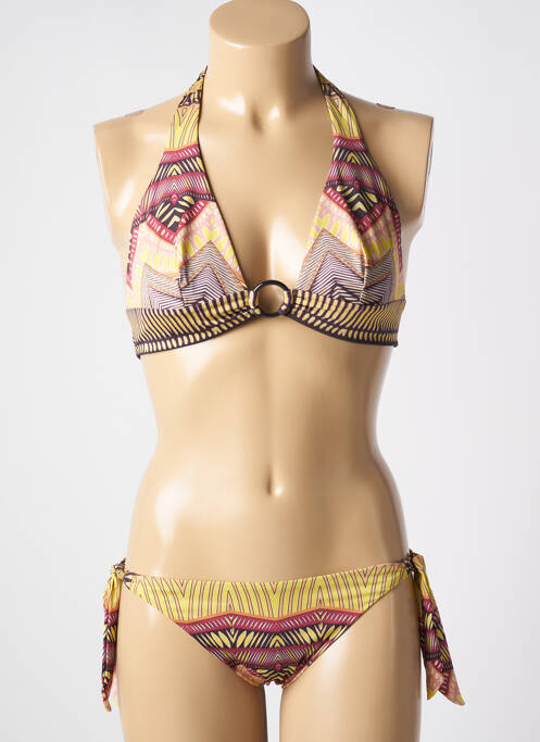 Costum de baie din două piese galben GENIUS femeie