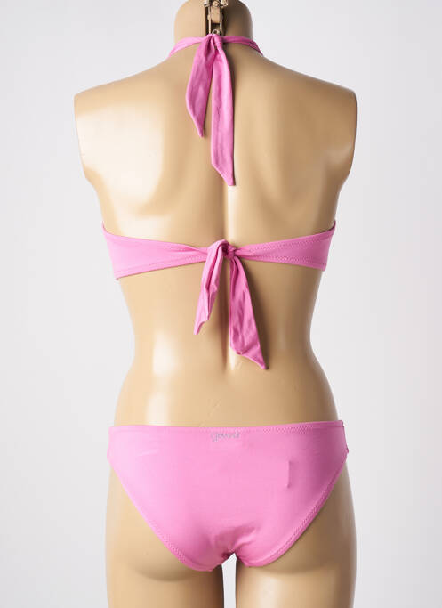 Costum de baie dintr-o singură piesă roz GENIUS femeie