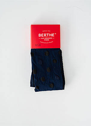 Colanți albastru BERTHE AUX GRANDS PIEDS femeie