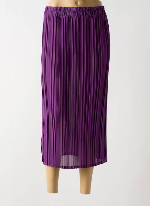 Fustă lungă violet HALOGENE femeie