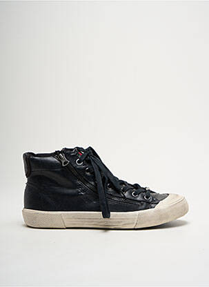 Adidași închidere cu fermoar și șireturi vârf rotund negru PEPE JEANS bărbat