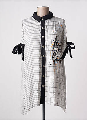 Tunică mâneci scurte gri ALAIN MURATI femeie