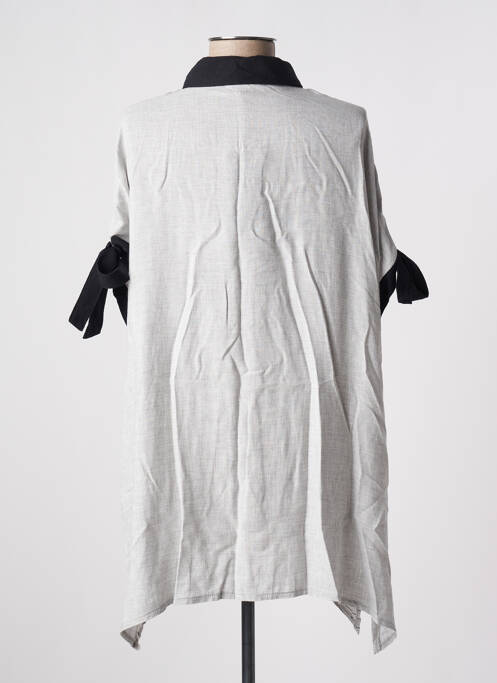 Tunică mâneci scurte gri ALAIN MURATI femeie