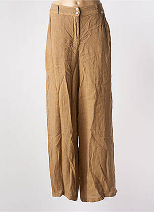 Pantalon larg bej BSB femeie