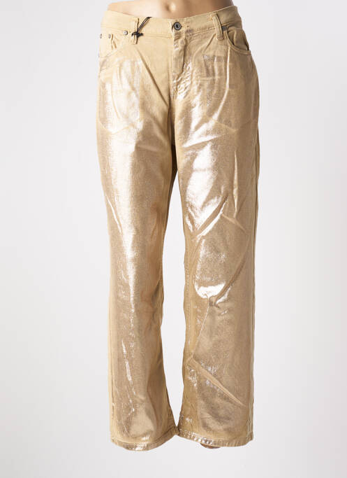 Blugi cu croială dreaptă bej PLEASE femeie