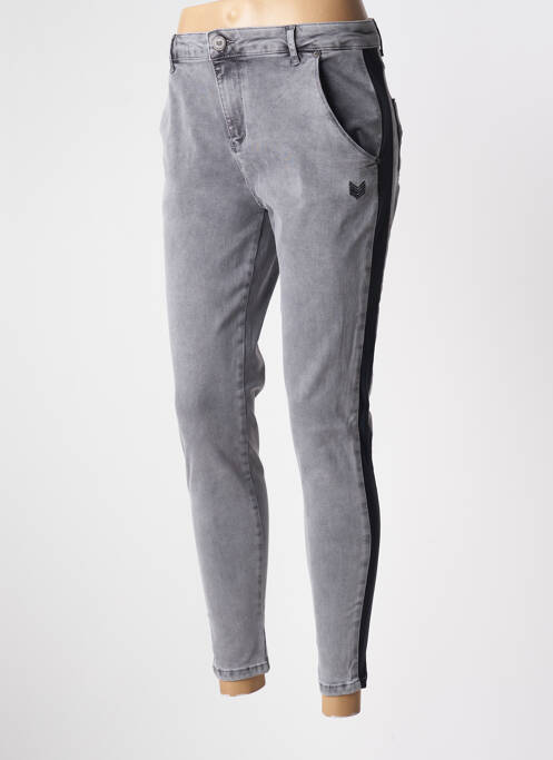 Blugi skinny gri HBT femeie