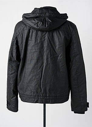 Parka mâneci lungi cu glugă negru TIBET bărbat