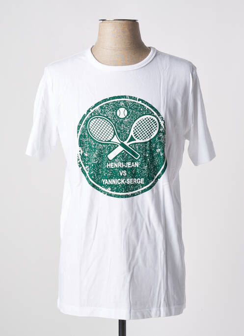 Tricou alb SERGE BLANCO bărbat