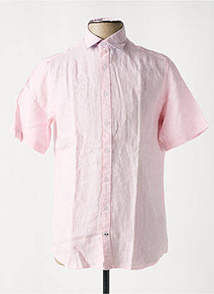 Cămașă cu mâneci scurte roz CAMBRIDGE bărbat