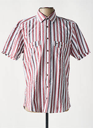 Cămașă cu mâneci scurte roșu JUPITER bărbat