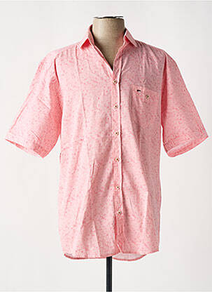 Cămașă cu mâneci scurte roz JUPITER bărbat