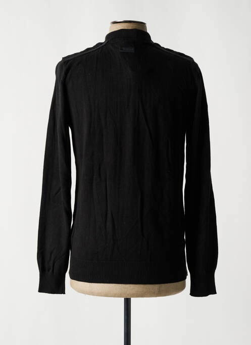 Vestă cu mâneci lungi negru BACK LIGHT bărbat