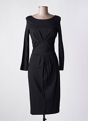 Rochie midi mâneci lungi mâneci lungi negru MOLLY BRACKEN femeie