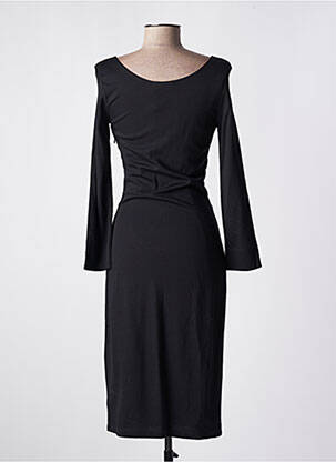Rochie midi mâneci lungi mâneci lungi negru MOLLY BRACKEN femeie