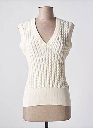 Pulover bej MADEMOISELLE YEYE femeie