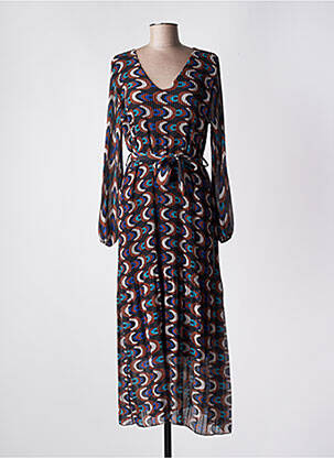 Rochie lungă maro OTTANTOTTO femeie