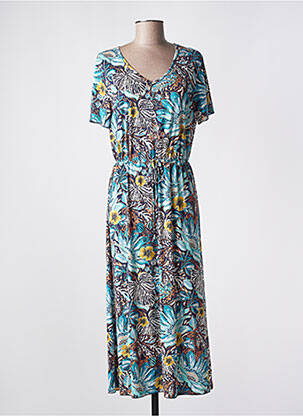 Rochie lungă albastru GRIFFON femeie