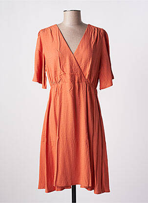 Rochie midi portocaliu LOLA ESPELETA femeie