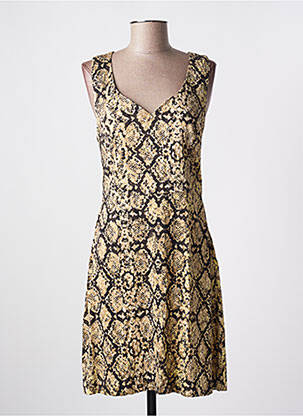 Rochie midi galben LOLA ESPELETA femeie