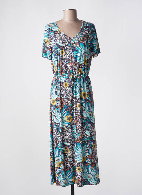 Rochie lungă albastru GRIFFON femeie