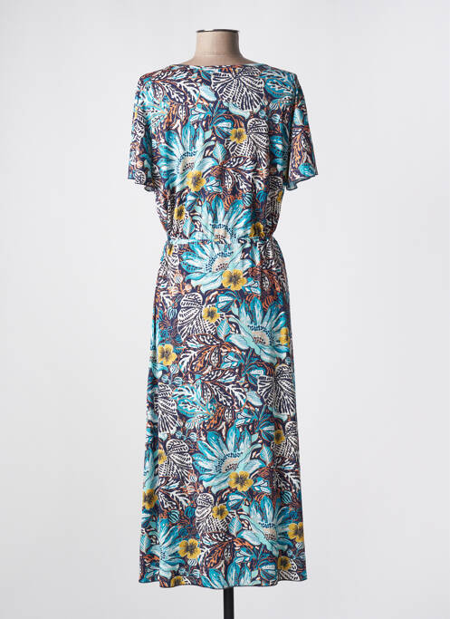 Rochie lungă albastru GRIFFON femeie