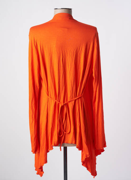 Vestă cu mâneci lungi portocaliu QUATRE VINGT JOURS femeie