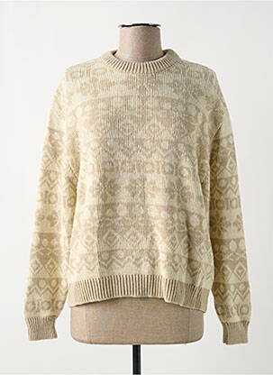 Pulover bej QUATRE VINGT JOURS femeie