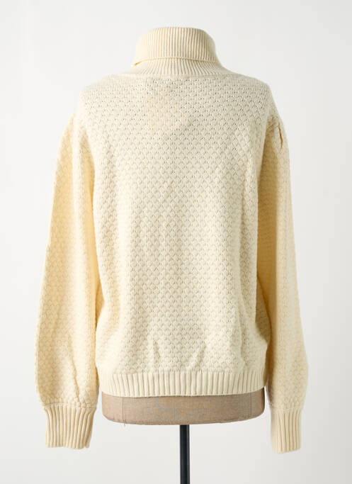 Pulover cu guler înalt bej JULIE GUERLANDE femeie