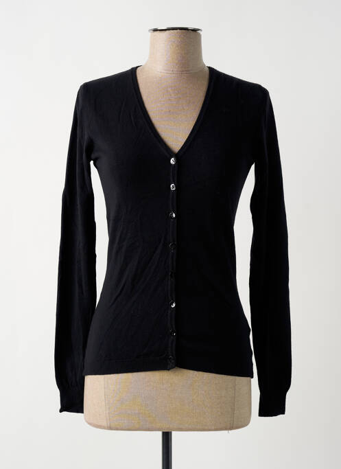 Vestă cu mâneci lungi negru QUATRE VINGT JOURS femeie