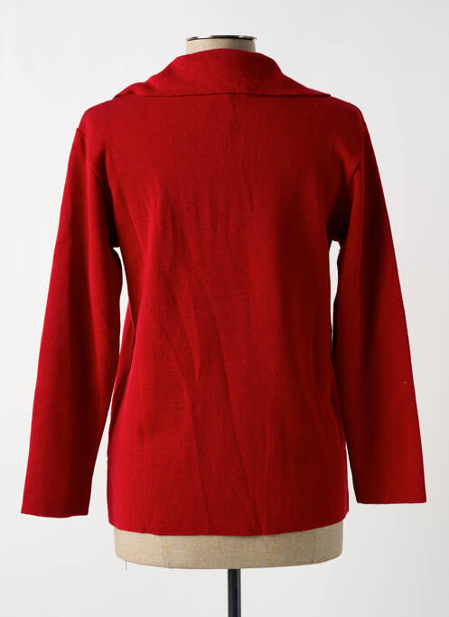 Vestă cu mâneci lungi roșu ELEANE femeie