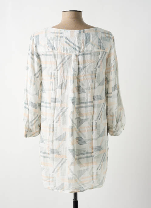 Tunică mâneci lungi alb TBS femeie